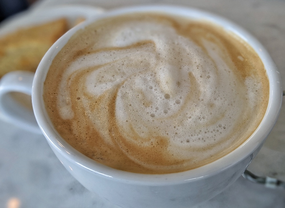 Creme Brulee Latte at The Gathering Cafe in Ocala, Florida