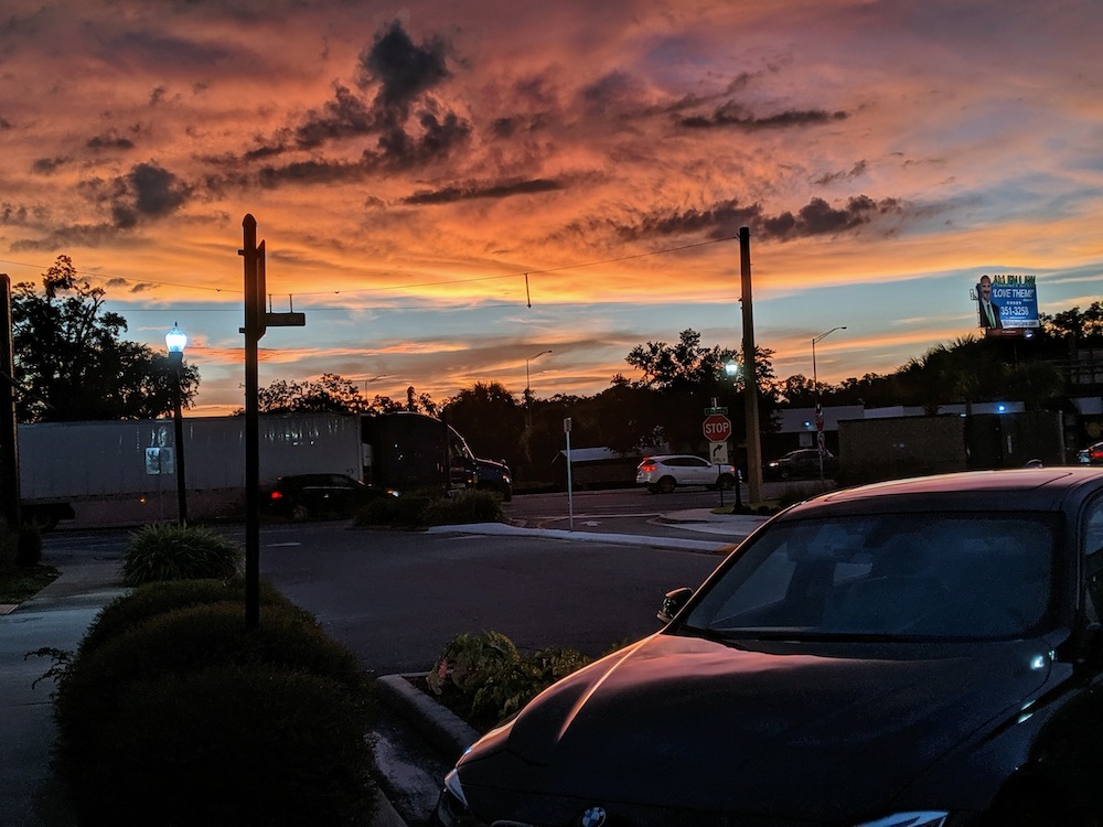 Stunning Sunset In Downtown Ocala