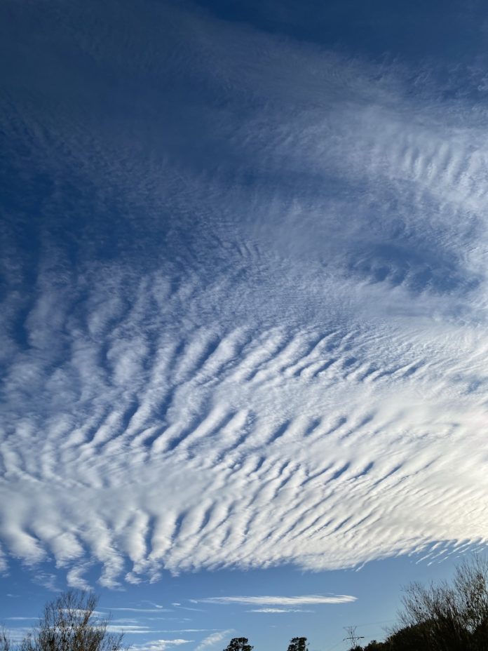 Cirrocumulus Clouds Above East Silver Springs Blvd In Ocala - Ocala