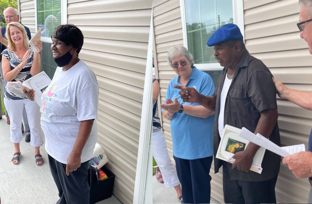 Habitat for Humanity homeowners Shirley and Ed July 9 2021