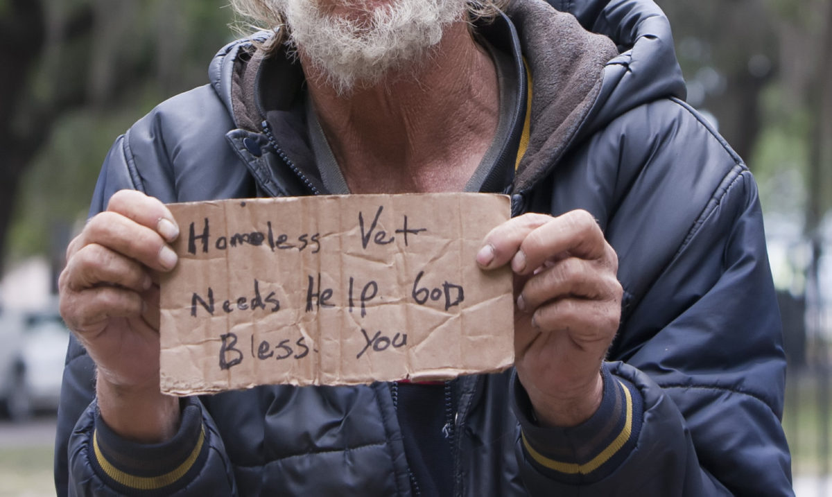 Homeless vet needs help God Bless You