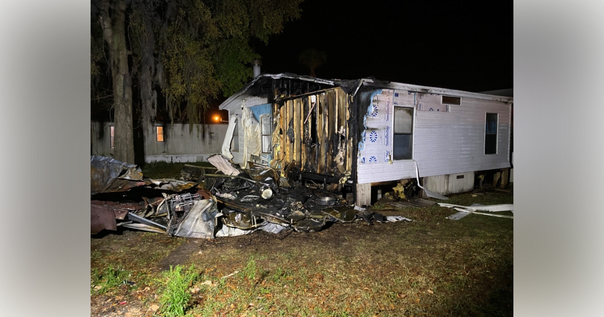 Family Of Five Displaced After Shed Fire Damages Mobile Home - Ocala ...