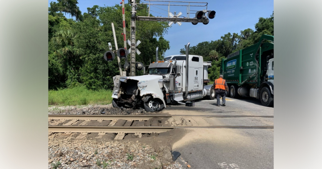 Train Collides With Semi-truck In Marion County, No Serious Injuries ...