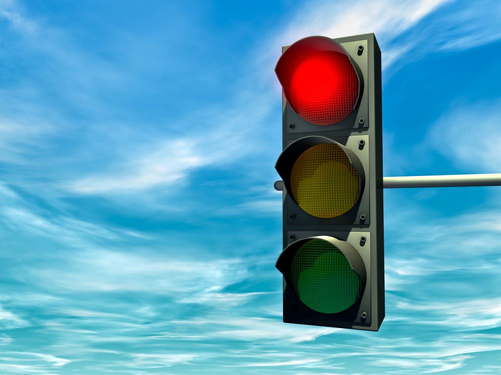 red traffic light feature image