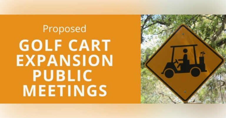 Ocala hosting two public meetings this week to discuss proposed golf cart expansion