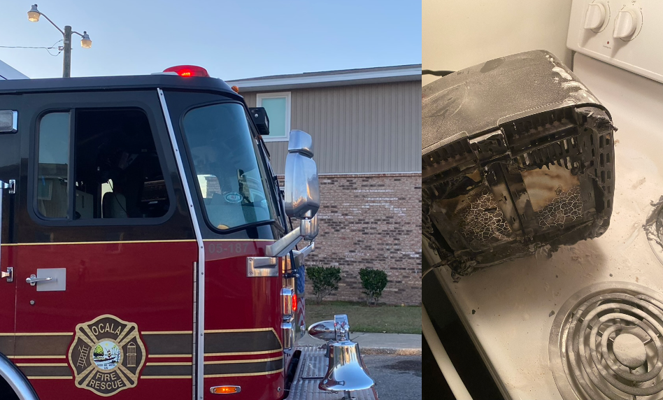 Toaster on stovetop catches fire in Ocala apartment - Ocala-News.com