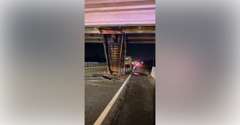 Dump truck hits overpass on I-75 in Marion County, delays expected ...