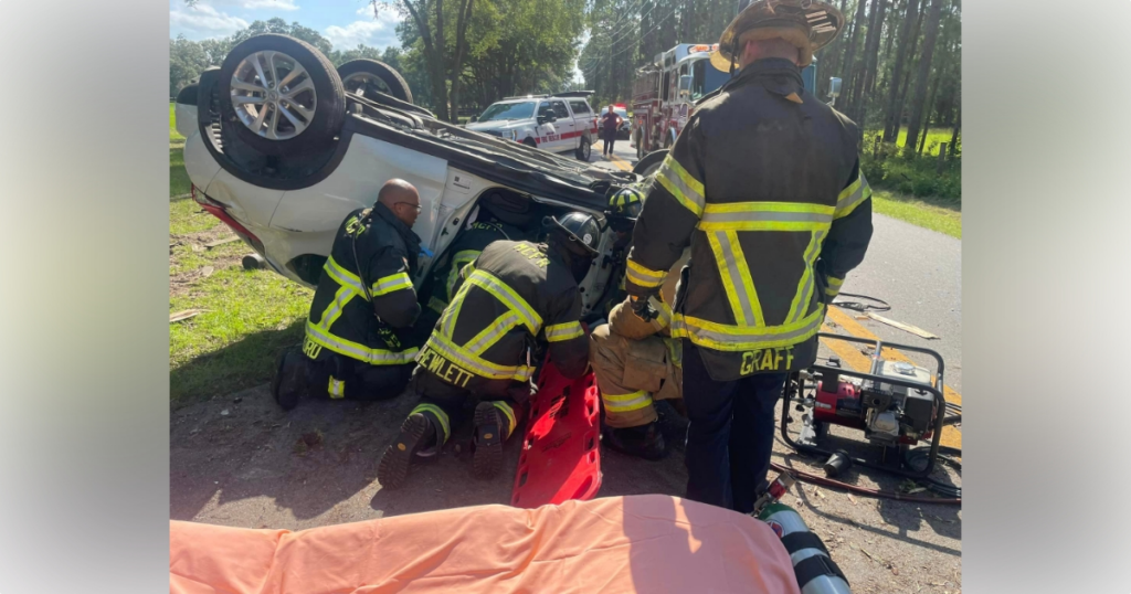 Rollover Crash In Ocala Sends Driver To Hospital - Ocala-News.com