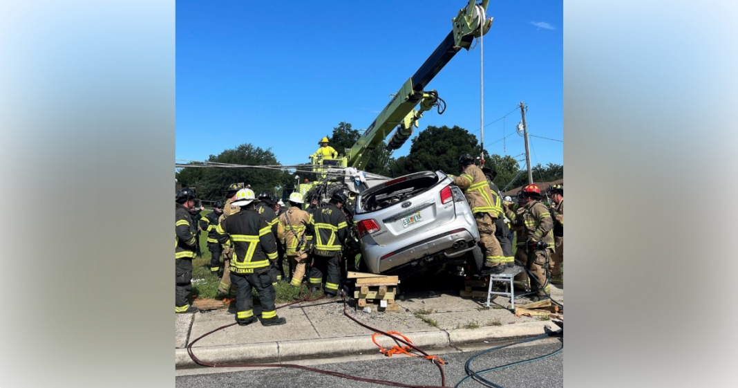 Driver In Critical Condition After Crashing SUV Into Concrete Pole On ...