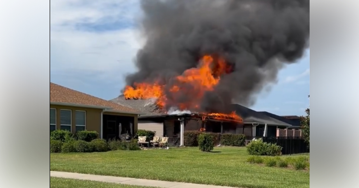 One injured after Ocala home catches fire