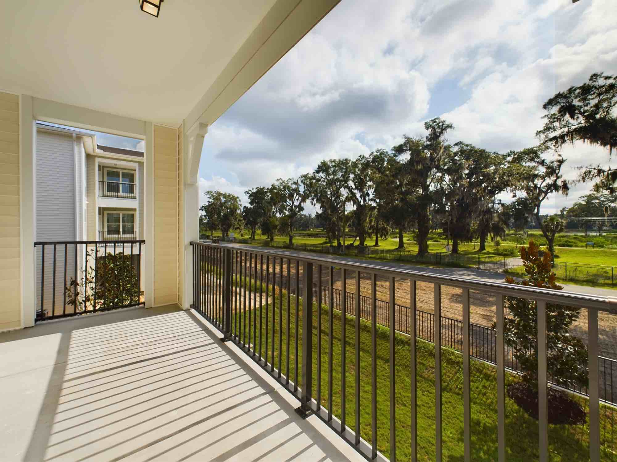 View of Ocala Wetland Recharge Park from unit at Aurora St. Leon Apartments