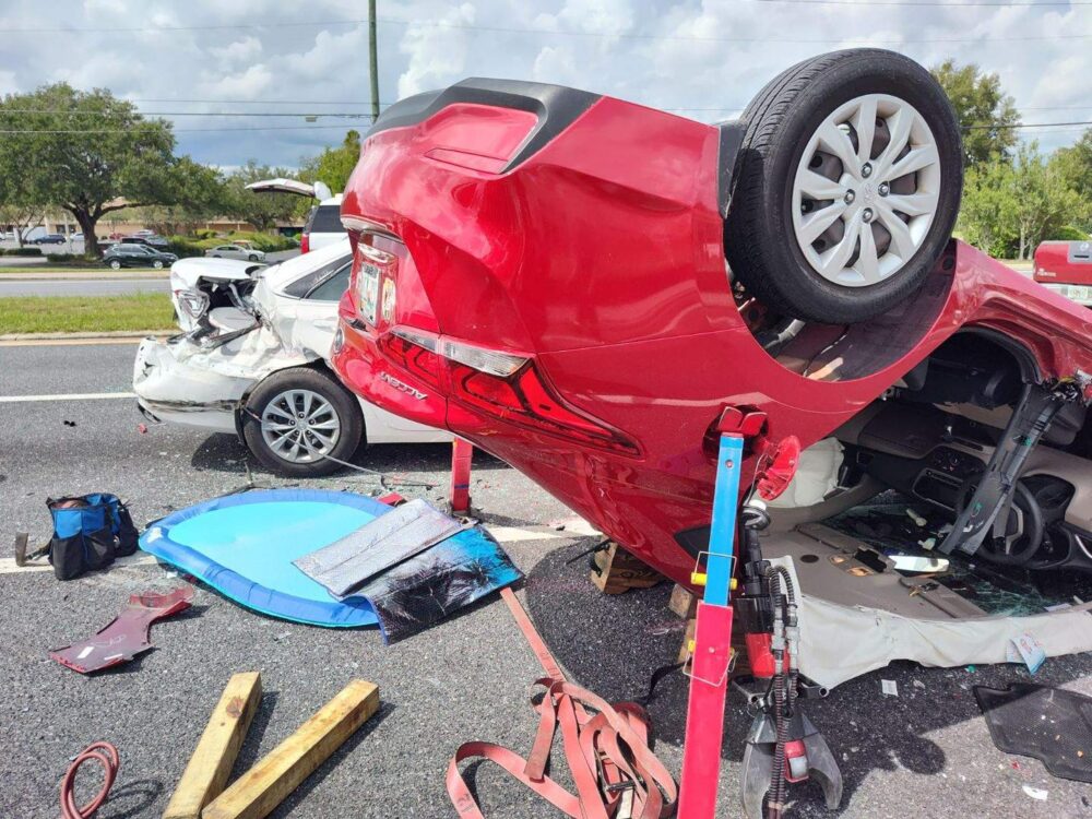 Ocala Fire Rescue rollover crash on SW Highway 200 (September 26, 2023) 1