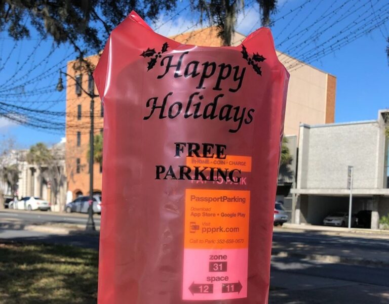 City of Ocala free parking for holidays (feature image)