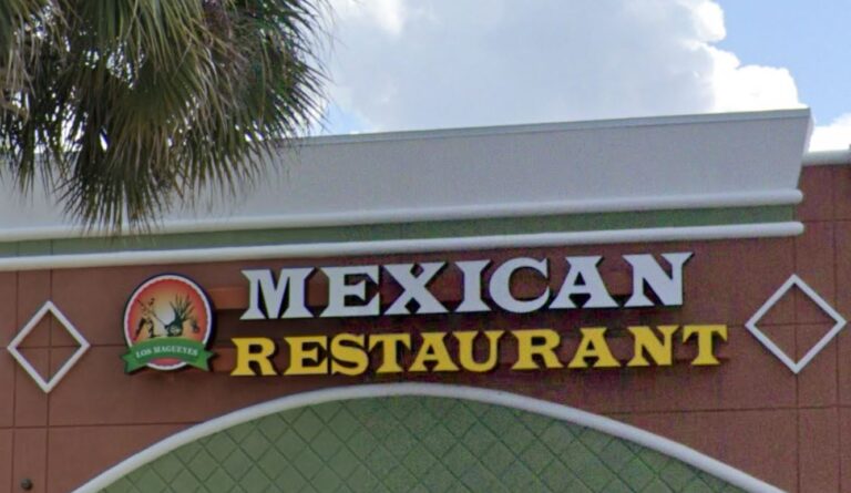 Los Magueyes Mexican Restaurant sign (photo by google)