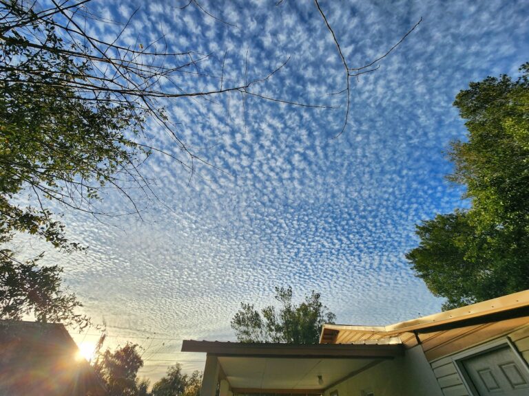 Interesting cloudy sky over Ocala