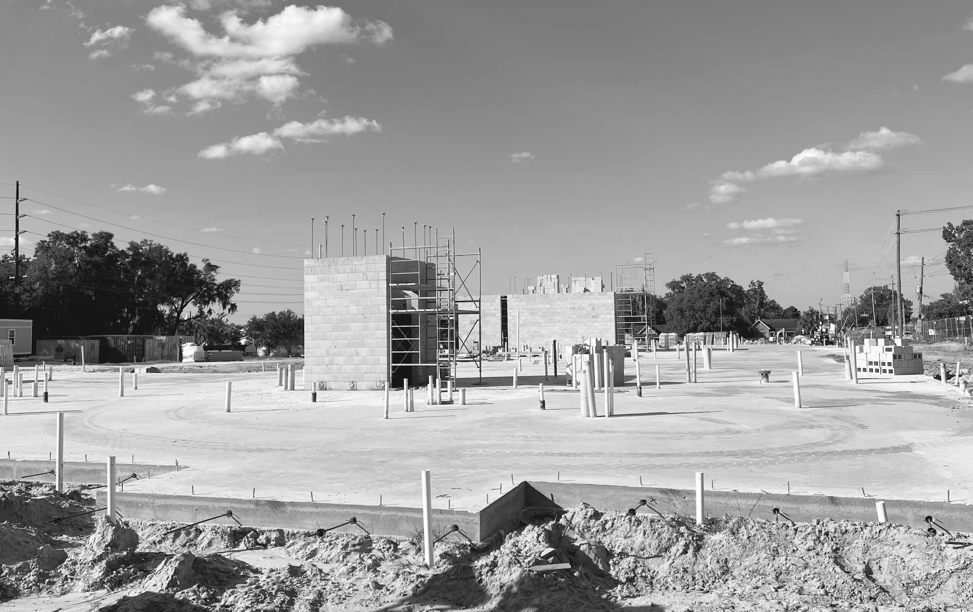 Construction site in Ocala or Marion County