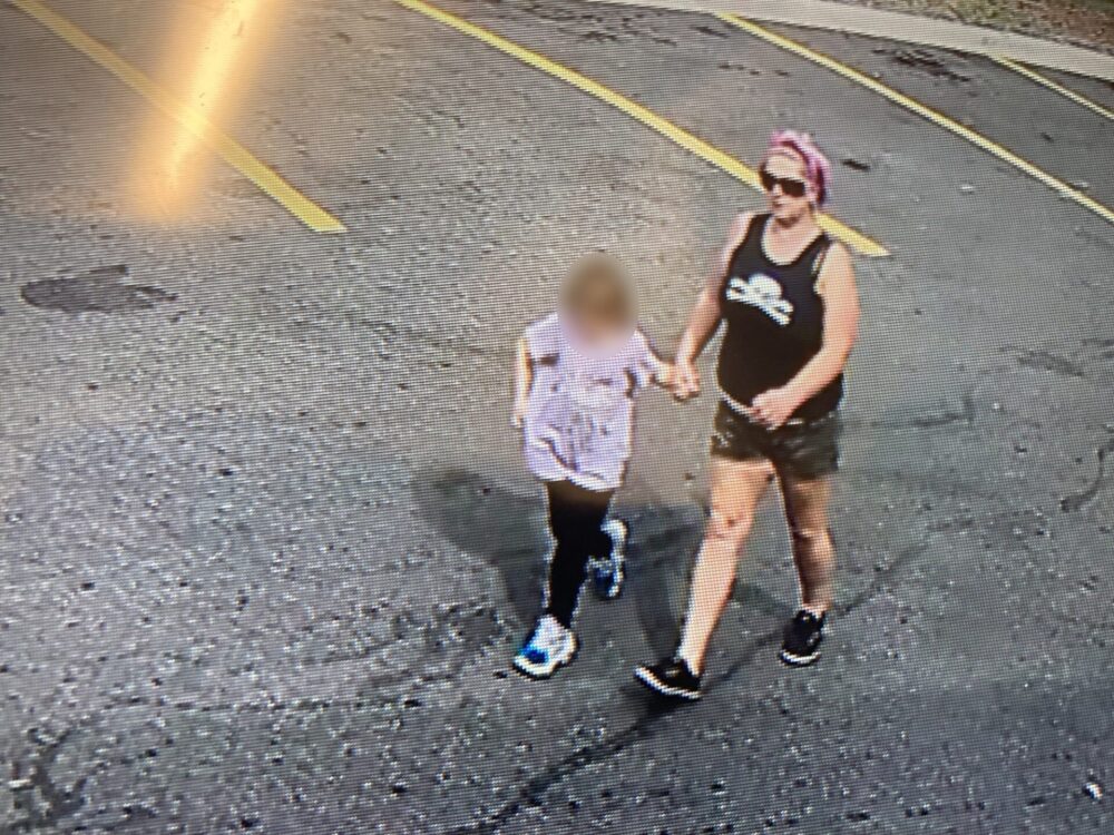 The two male suspects were accompanied by this woman when they fled from the Pilot Travel Center in the pickup truck. (Photo; Marion County Sheriff's Office)