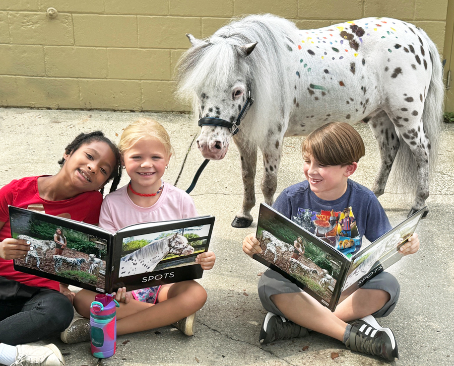 Reading with Horses at Sparr Elementary