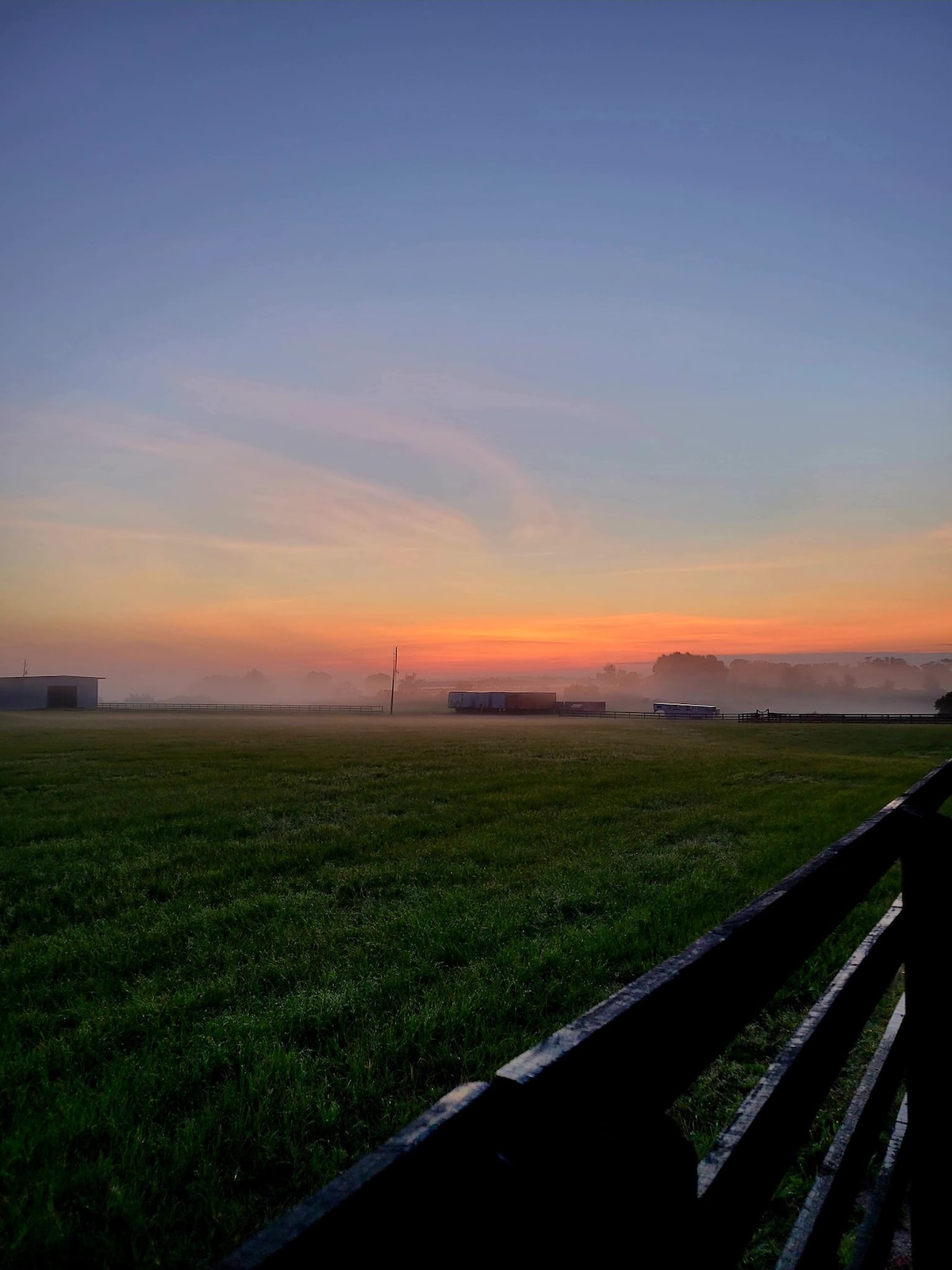 Beautiful sunrise on SW 80th Street in Ocala