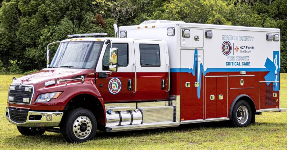 A brand-new critical care ambulance has joined MCFR's fleet. (Photo: Marion County Fire Rescue)