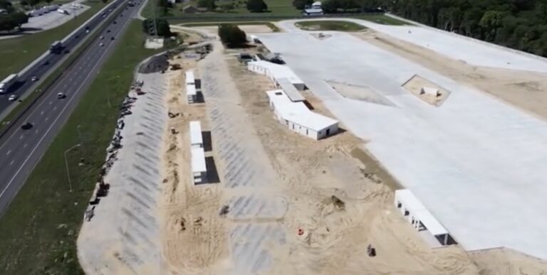 A new rest area under construction along Interstate 75 in Marion County. (Photo: Gray Construction)