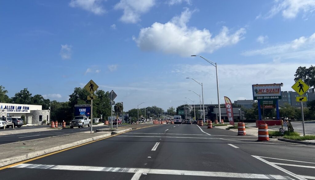 S Pine Avenue facing State Road 40 in Ocala, Florida