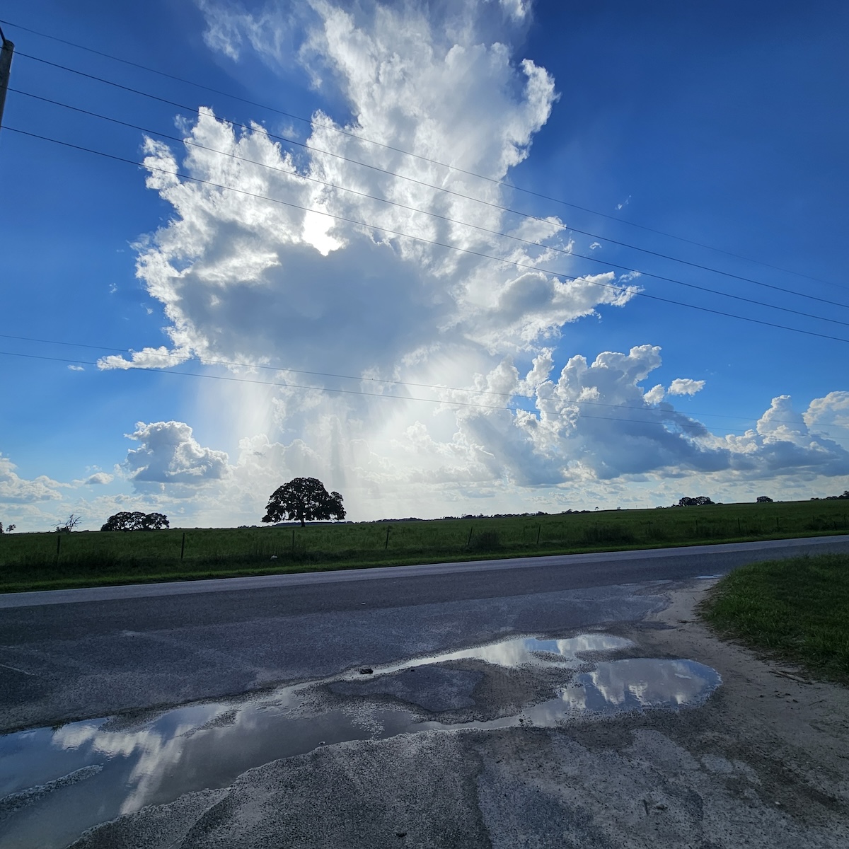 Stunning cloud formation in Dunnellon