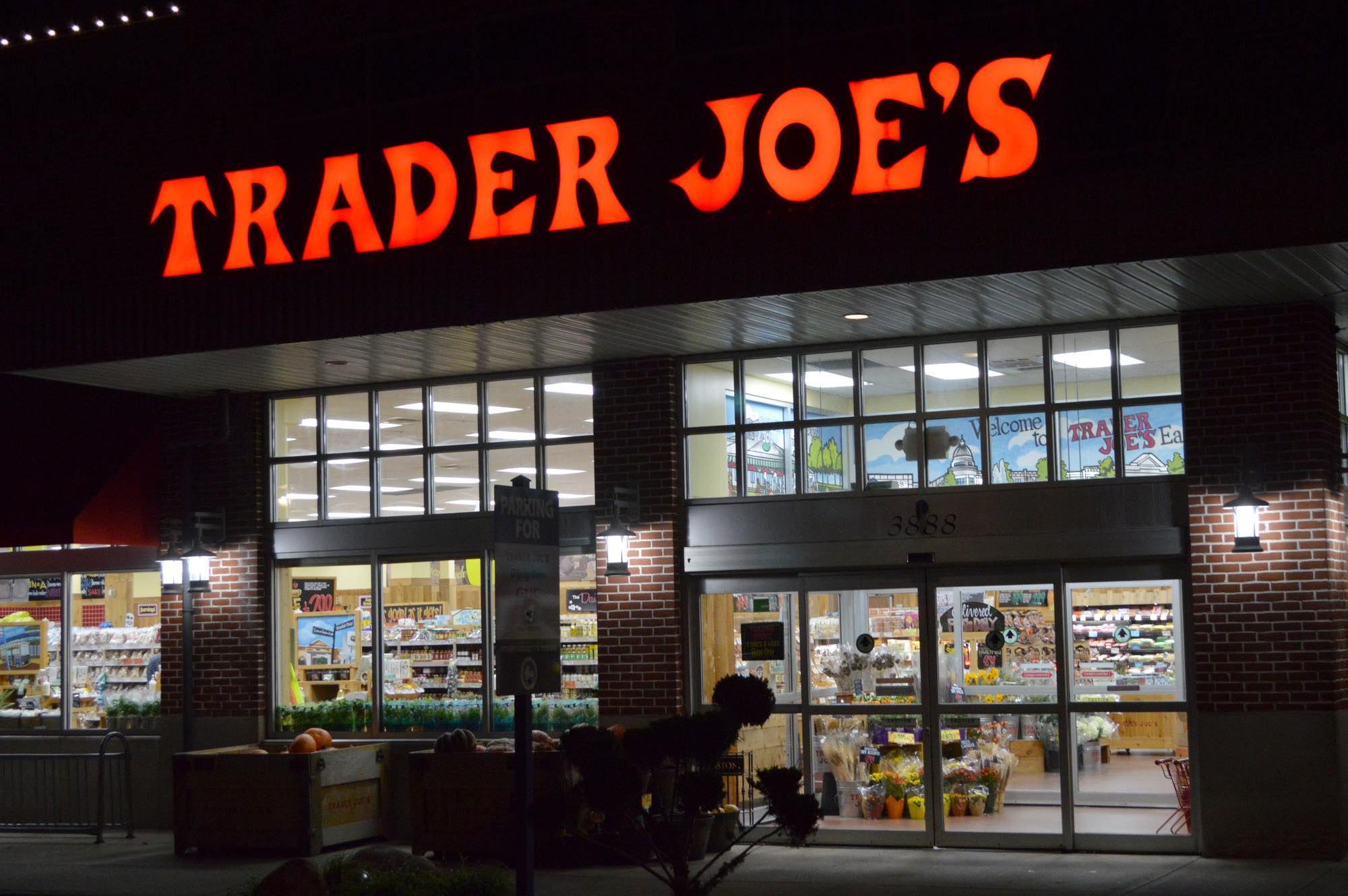 Trader Joe's at night