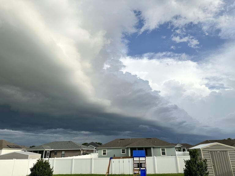 Weather front moves in over Ocala