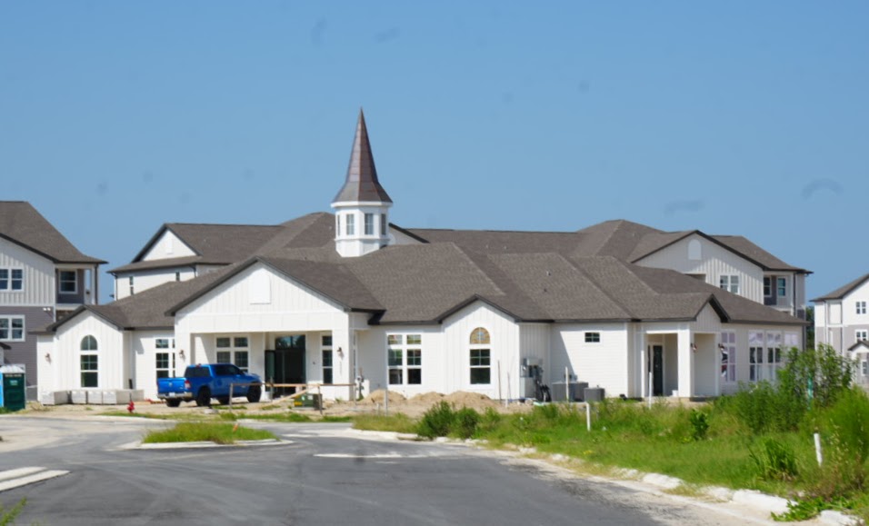 Spires 27 is named and architecturally modeled after the twin spires at Churchill Downs. (Ocala-News.com Staff Photo)