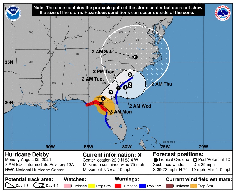 Thousands without power in Marion County after Hurricane Debby hits