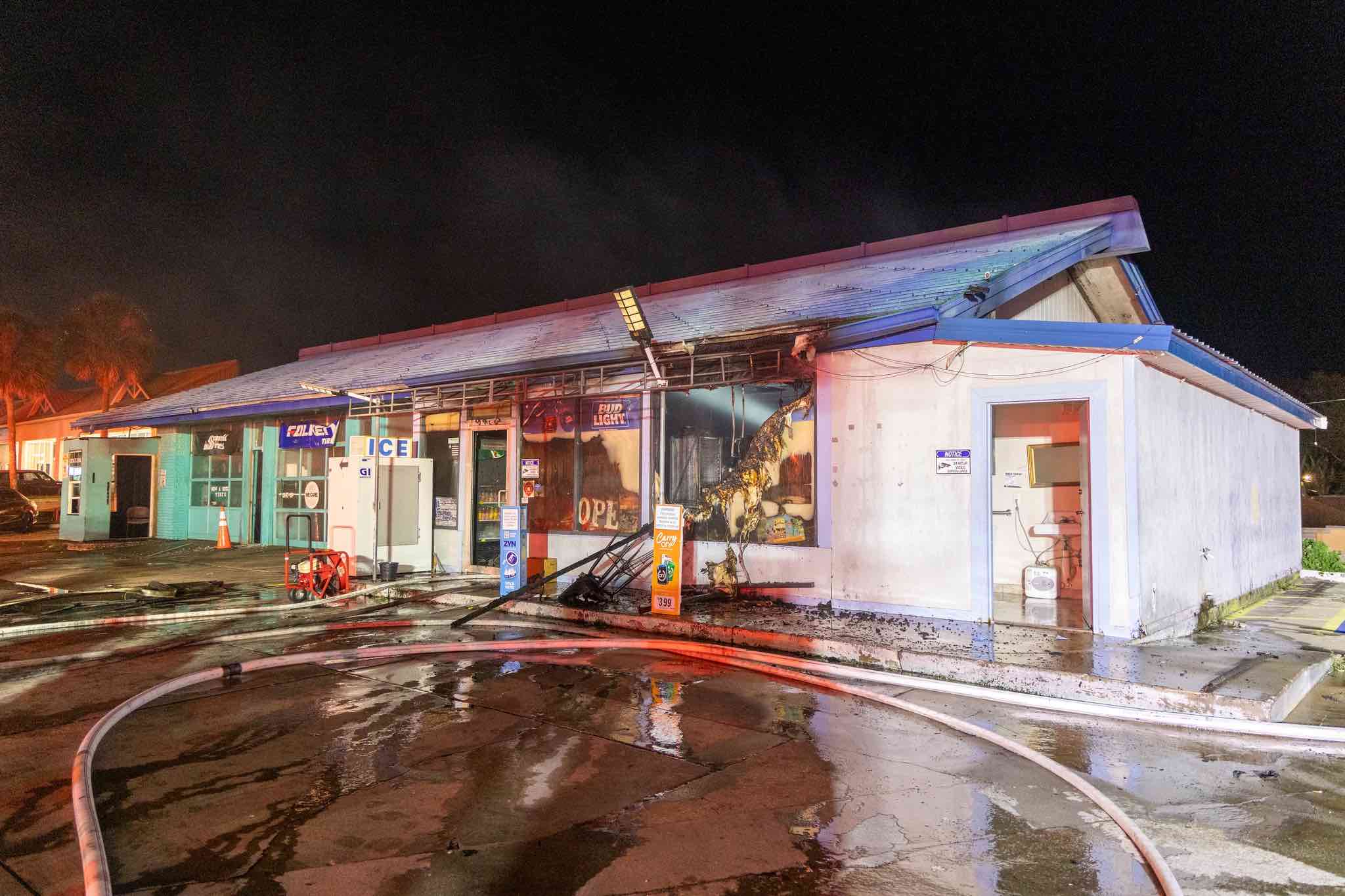 Gas station in southeast Ocala destroyed by fire