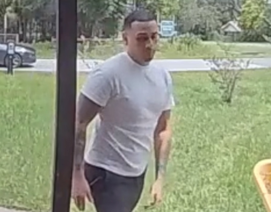 This man is wanted for stealing a package from a porch in Ocala. (Photo: Marion County Sheriff's Office)