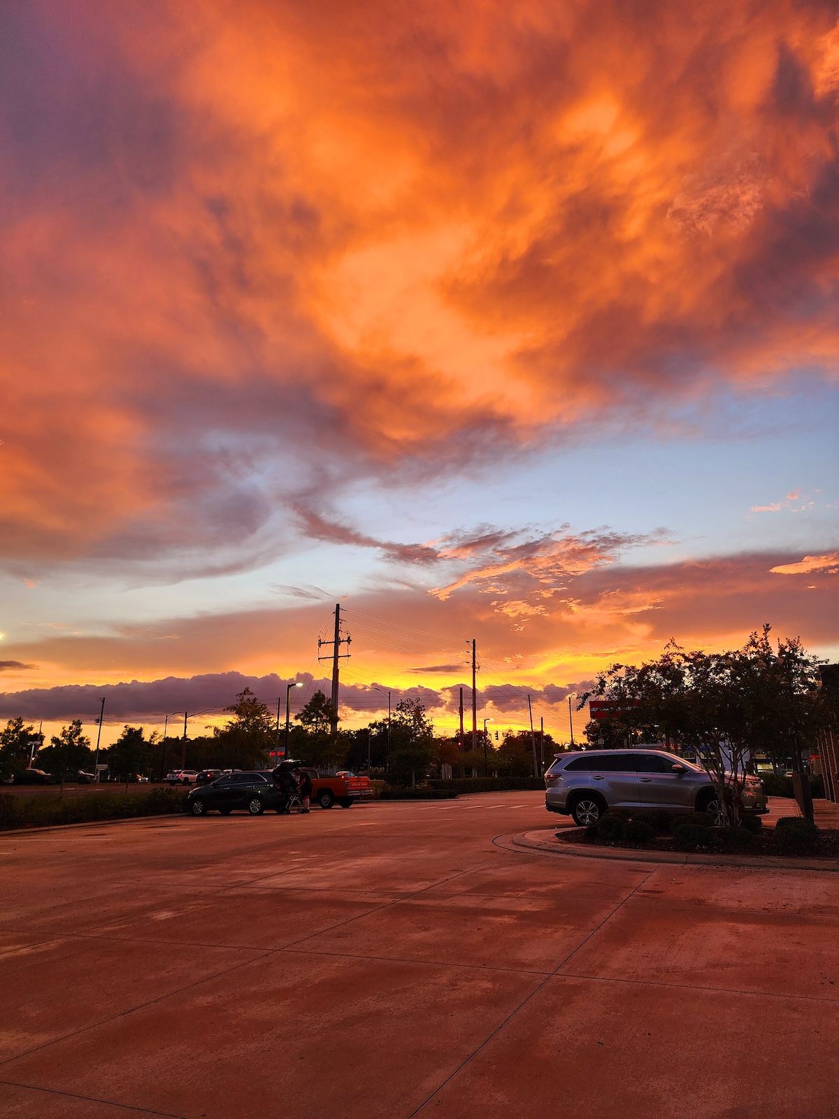 Beautiful sunset view on SR 200 in Ocala