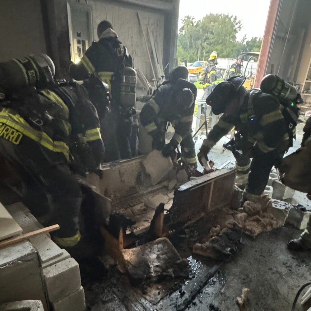 A fire ignited inside a commercial building in Belleview on September 7, 2024. (Photo: Marion County Fire Rescue)