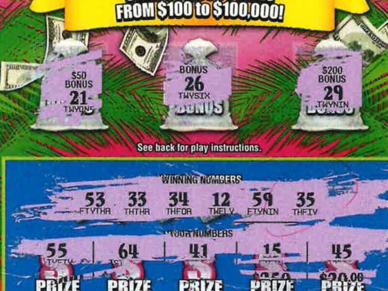 Local woman wins $2 million top prize from Florida Lottery scratch-off ticket