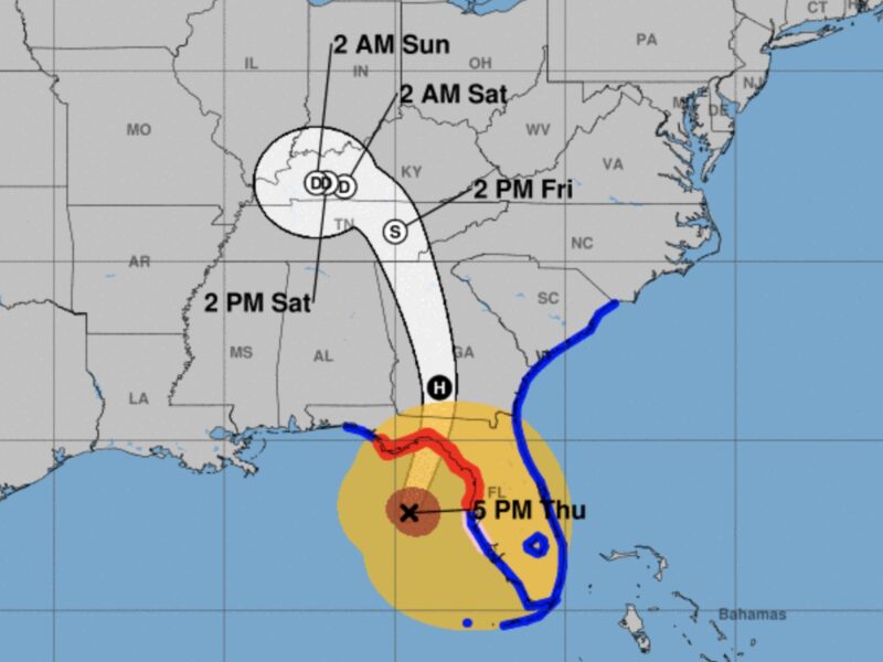 Hurricane Helene now category 3 as it speeds toward Florida