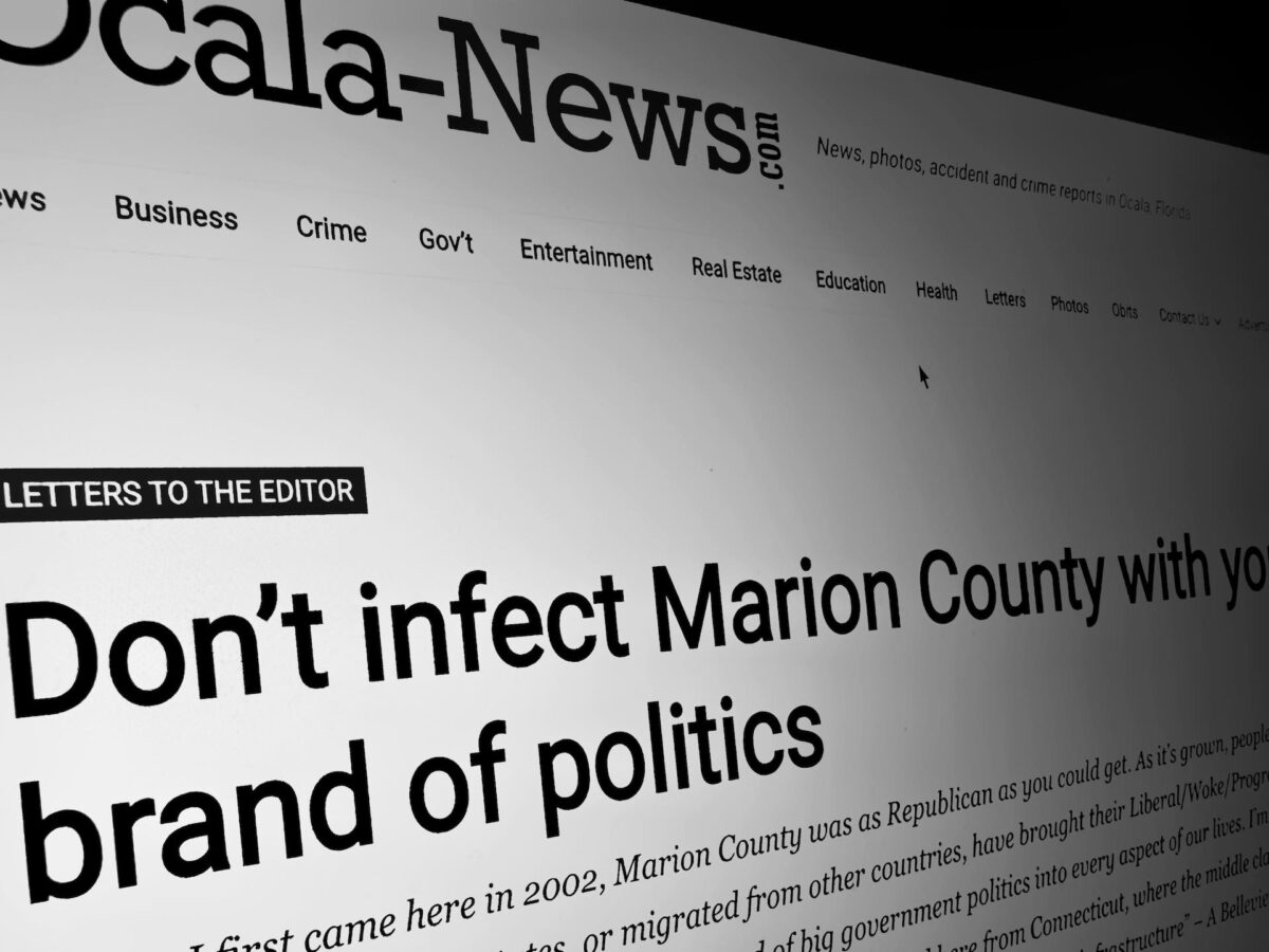 I applaud Ocala-News.com for not caving to the woke crowd