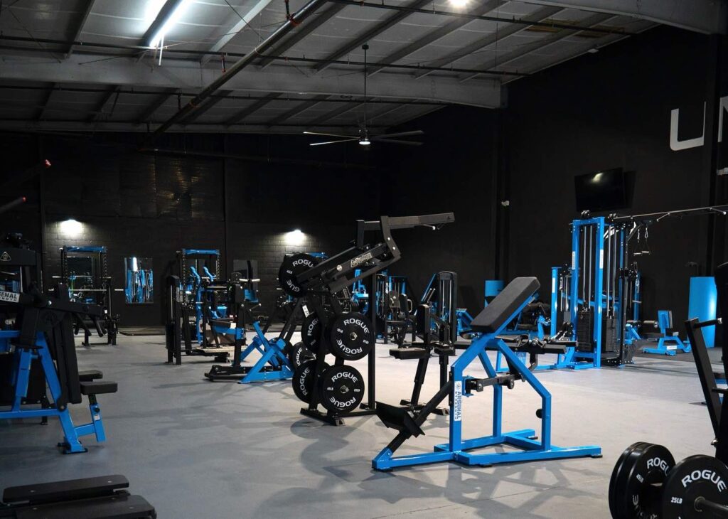 Some of the equipment at Underground Gym in Ocala