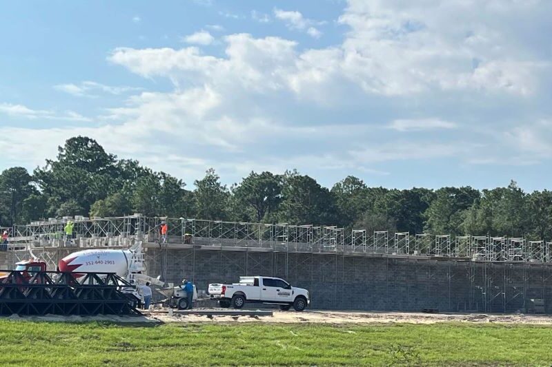 A new Tractor Supply is currently under construction in east Marion County. (Ocala-News.com Staff Photo)