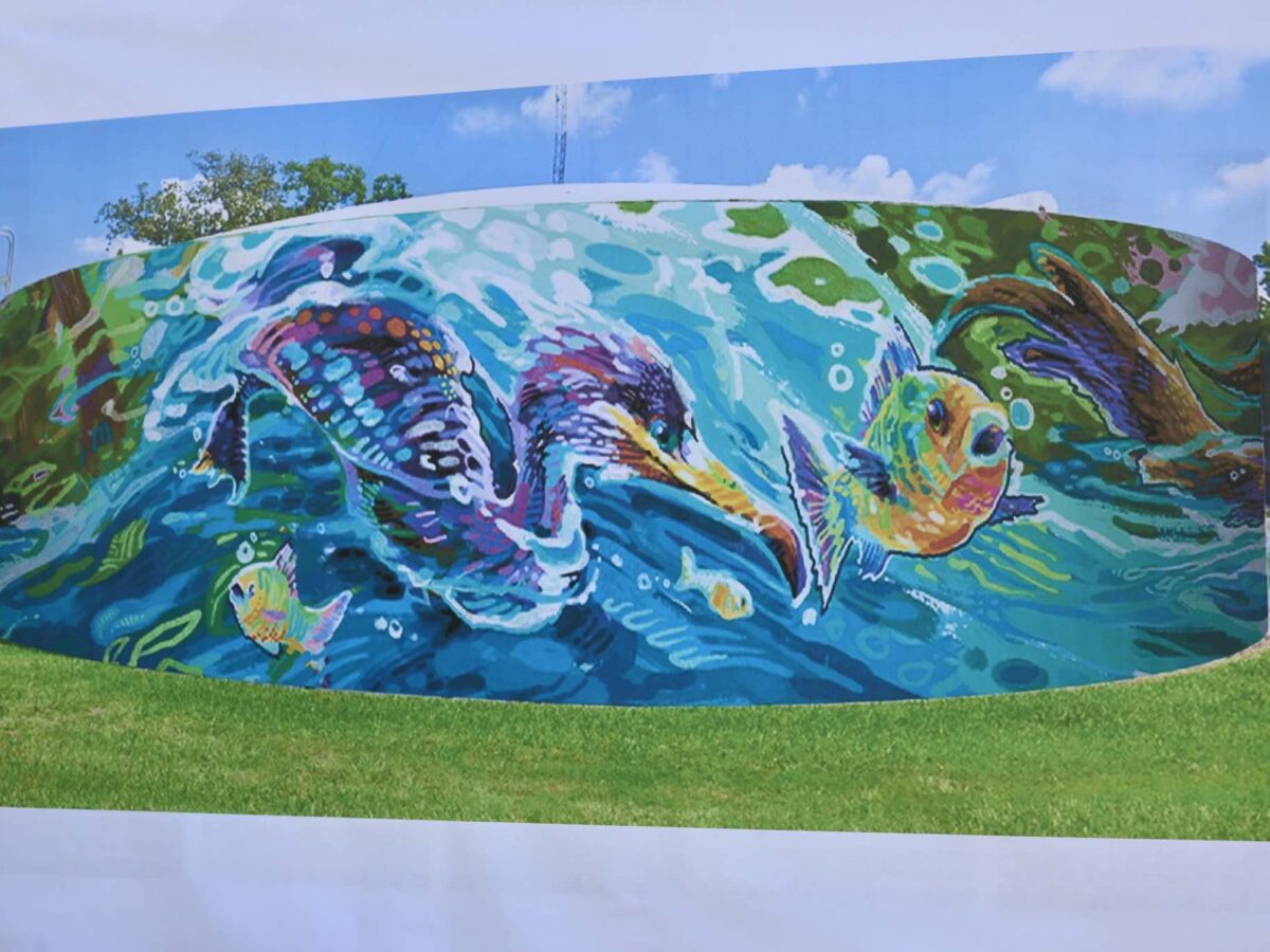 New mural design on Ocala water tank unveiled