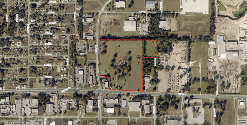 Future site of multi-use development in west  Ocala. 