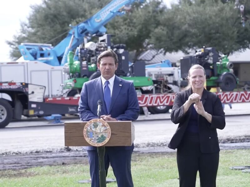 Governor DeSantis lauds Ocala as ‘really good’ staging site for Hurricane Milton