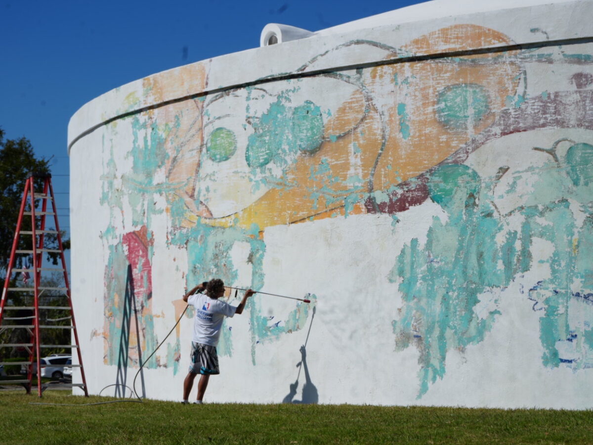 Ocala water tank cleared for new mural