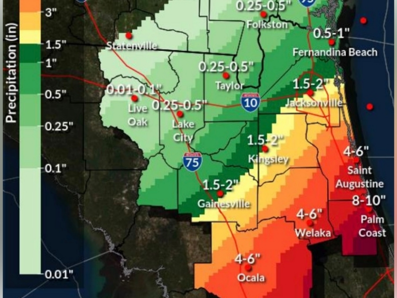 Flash flood warning issued for Marion County with more rainfall expected