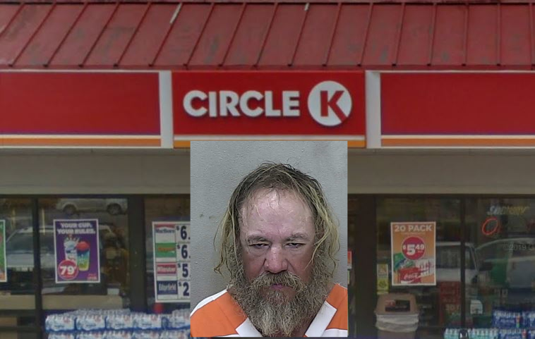 Adam Dale Arbuckle was arrested for an incident involving a knife that occurred outside a local Circle K.