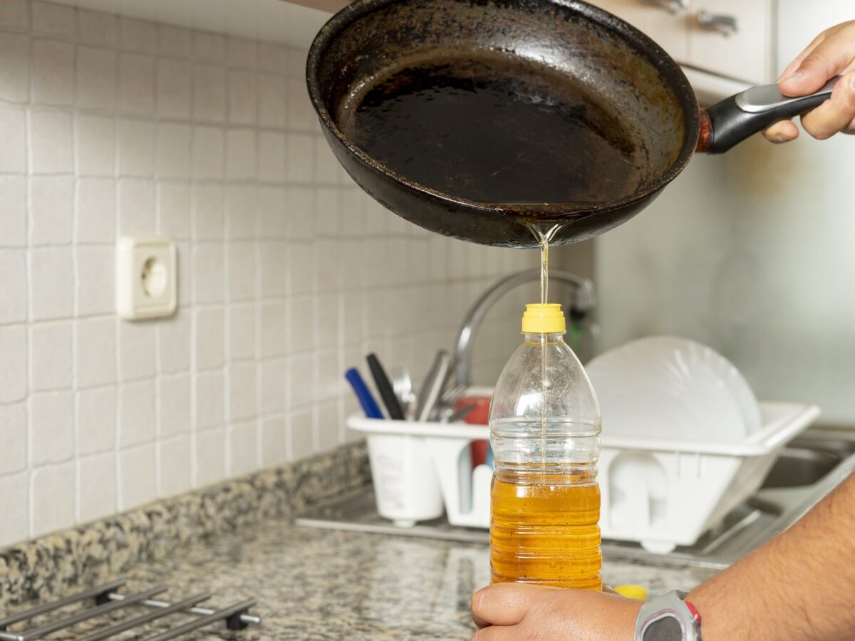 Cooking oil recycling day at Ocala park