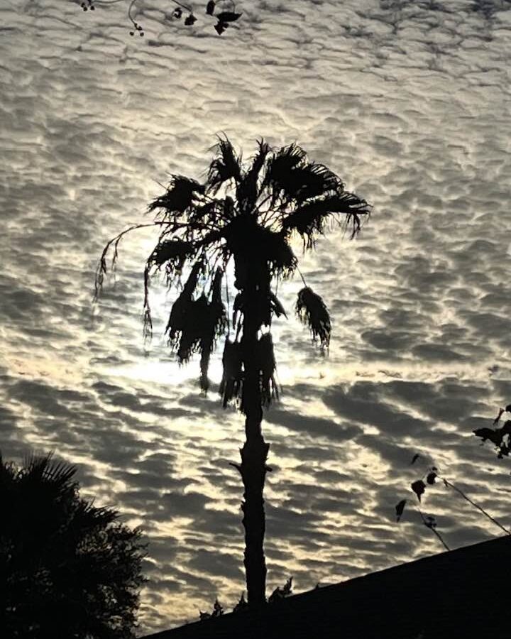 Beautiful cloudy sunset over Marion Landing