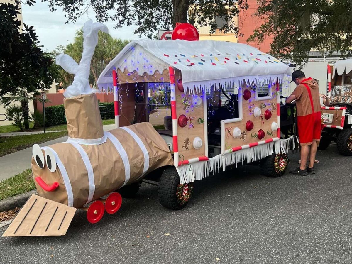 Christmas Golf Cart Parade in downtown Ocala this weekend