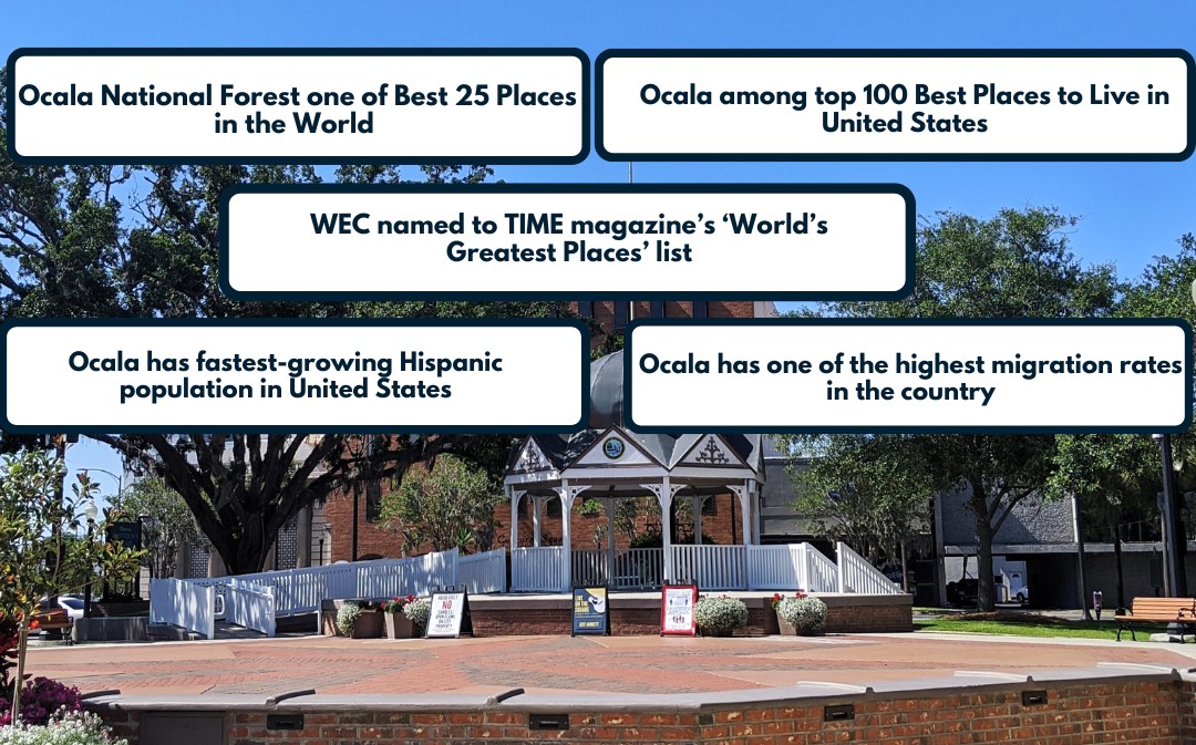 Ocala was recognized on the national stage several times throughout 2024.